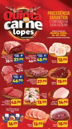 Pré-visualização Lopes Supermercados - Ofertas da semana válida a partir de 24/09/2026