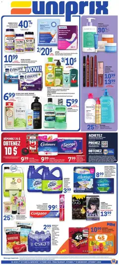 Preview Uniprix weekly flyer / circulaire valid from Oct 1, 2026
