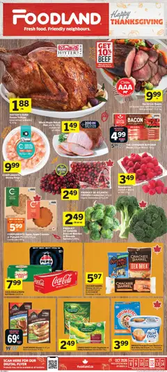 Preview Foodland weekly flyer / circulaire valid from Oct 8, 2026