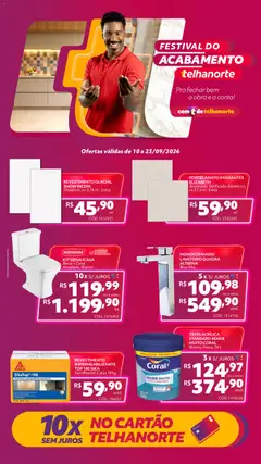 Pré-visualização Telhanorte - Ofertas atuais válida a partir de 10/09/2026