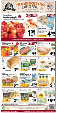 Preview Farm Boy weekly flyer / circulaire valid from Sep 24, 2026