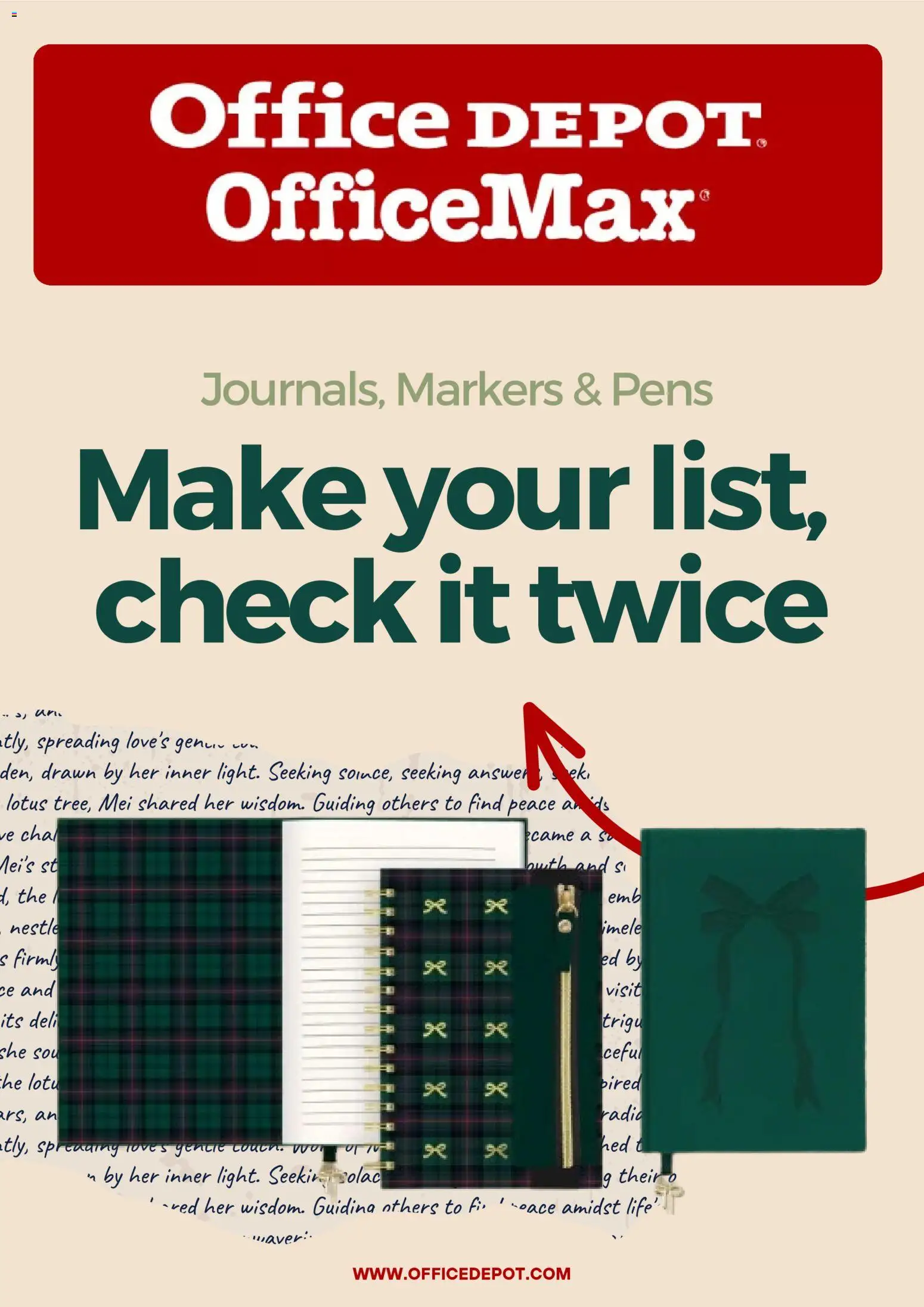 Office Depot Weekly Ad - page 1- valid from 10/04/2026