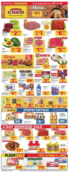 Preview El Rancho Weekly Ad valid from 09/30/2026