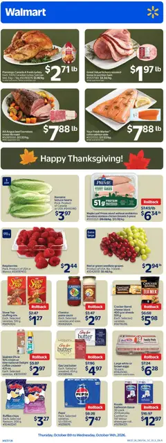 Preview Walmart weekly flyer valid from Oct 8, 2026