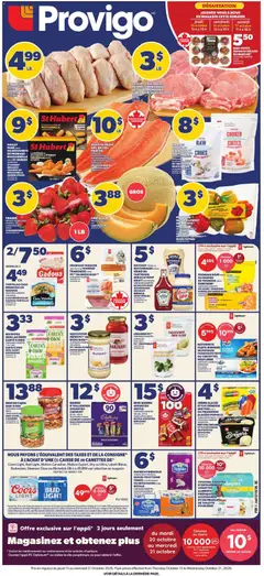 Preview Provigo weekly flyer / circulaire valid from Oct 15, 2026