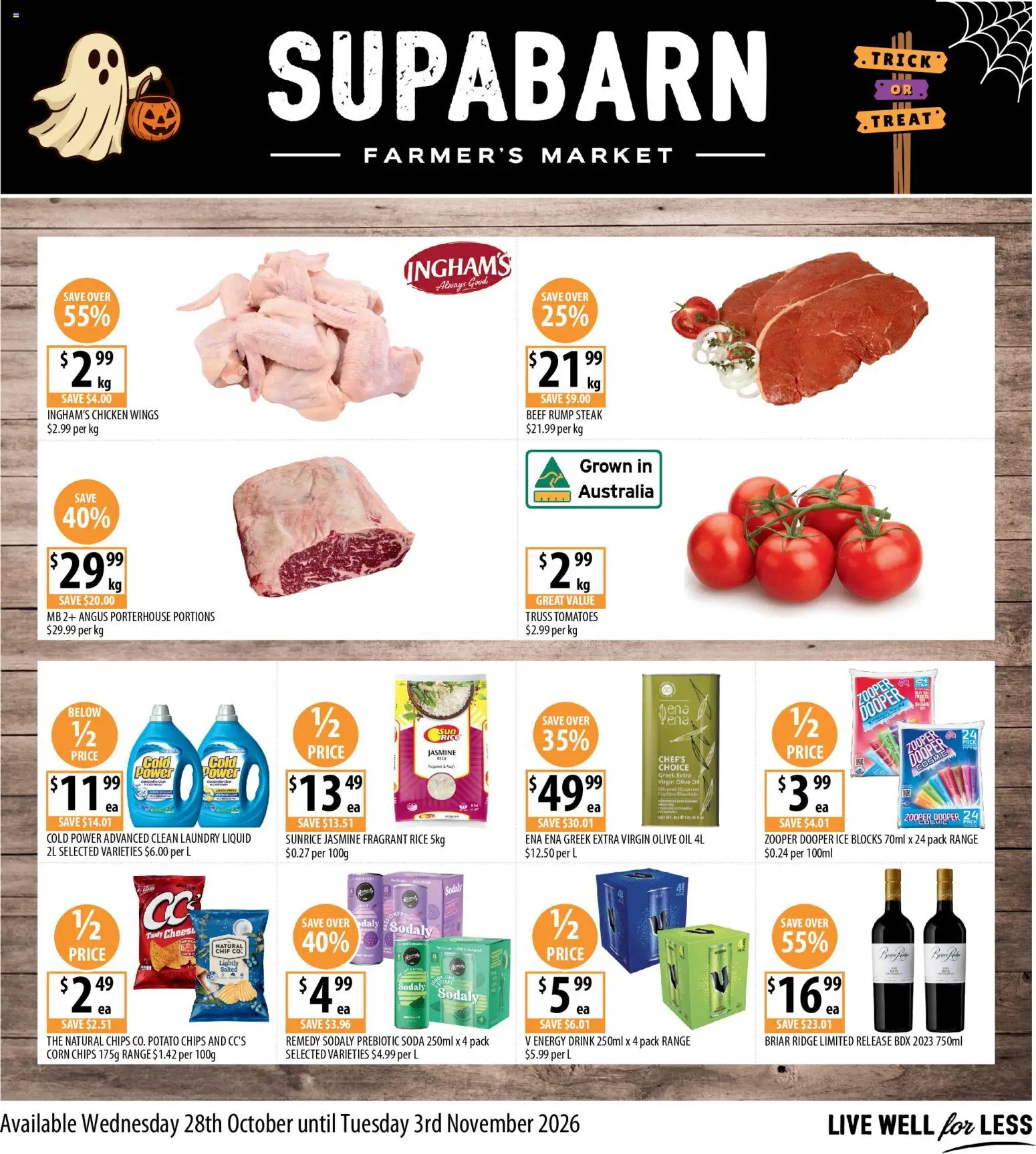 Supabarn catalogue - page 1- valid from 28/10/2026