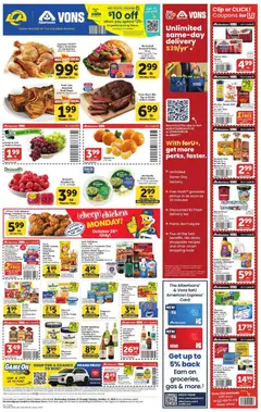 Preview Vons Weekly Ad valid from 10/21/2026