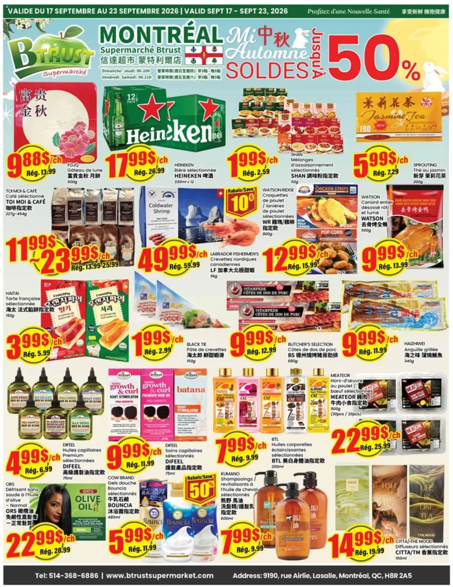Btrust Supermarket weekly flyer / circulaire - page 1- valid from Sep 17, 2026