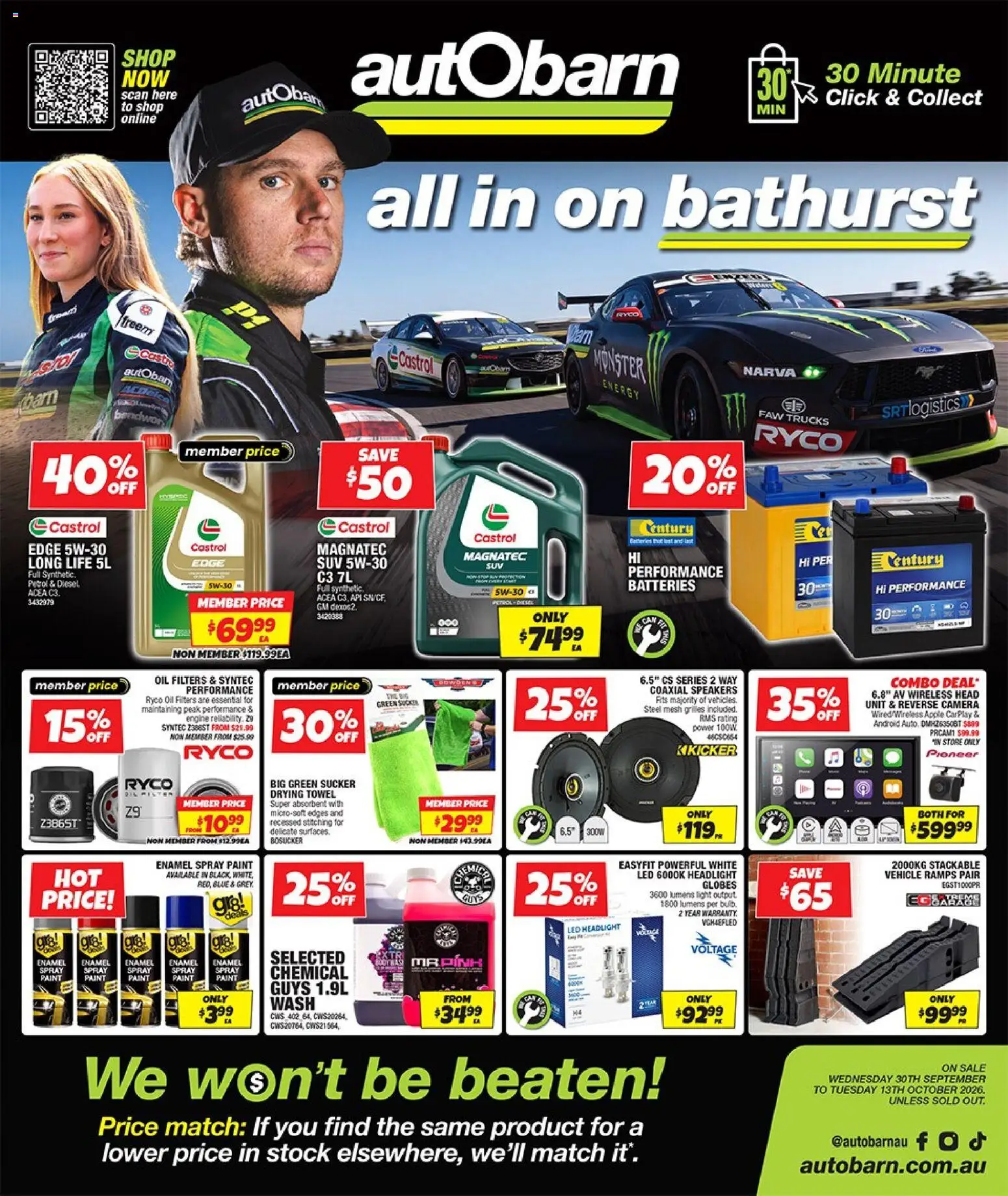 Autobarn catalogue - page 1- valid from 30/09/2026