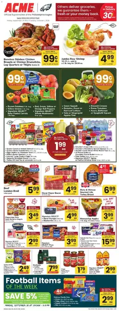 Preview Acme Weekly Ad valid from 09/25/2026
