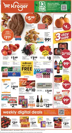 Preview Kroger Weekly Ad valid from 10/21/2026