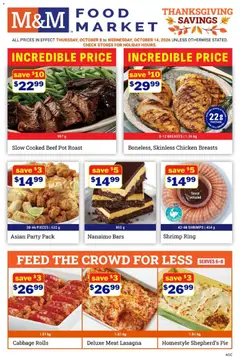 Preview M&M Food Market weekly flyer / circulaire valid from Oct 8, 2026