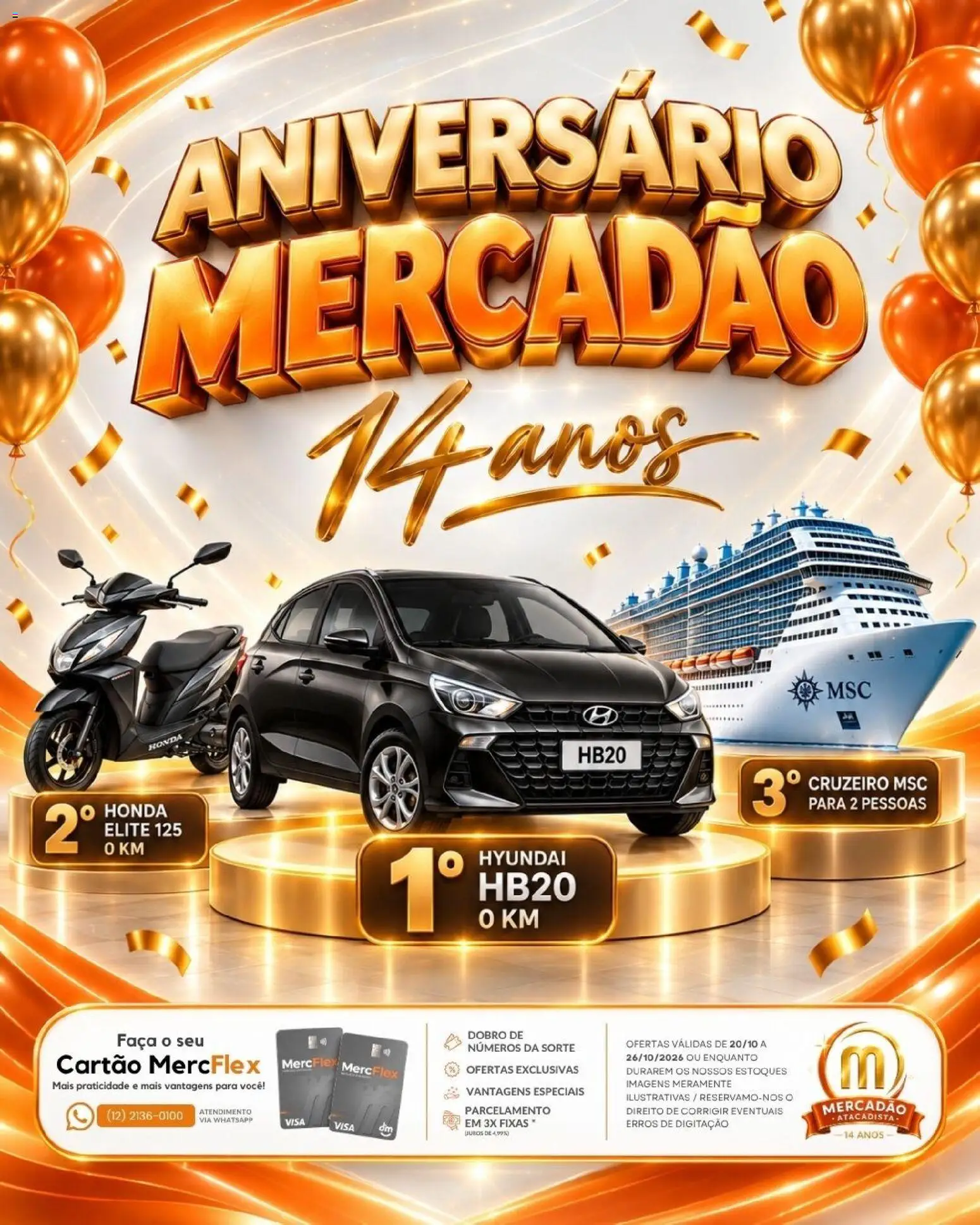 Mercadão Atacadista - Ofertas da semana - página 1- válido a partir de 20/10/2026
