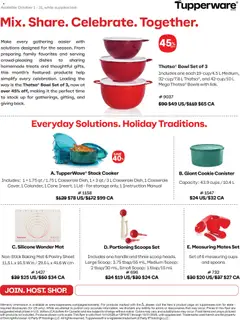 Preview Tupperware weekly flyer valid from Oct 1, 2026