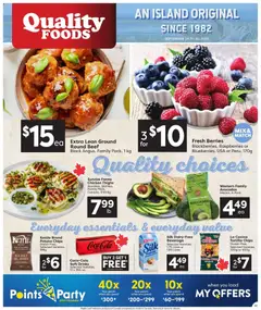 Preview Quality Foods weekly flyer / circulaire valid from Sep 24, 2026