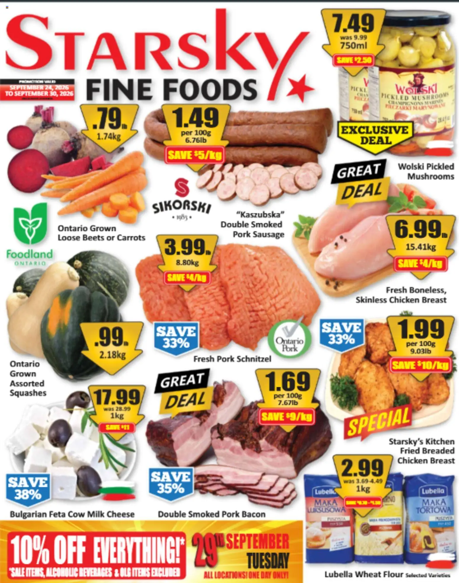 Starsky weekly flyer / circulaire - page 1- valid from Sep 24, 2026