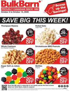 Preview Bulk Barn weekly flyer / circulaire valid from Oct 8, 2026