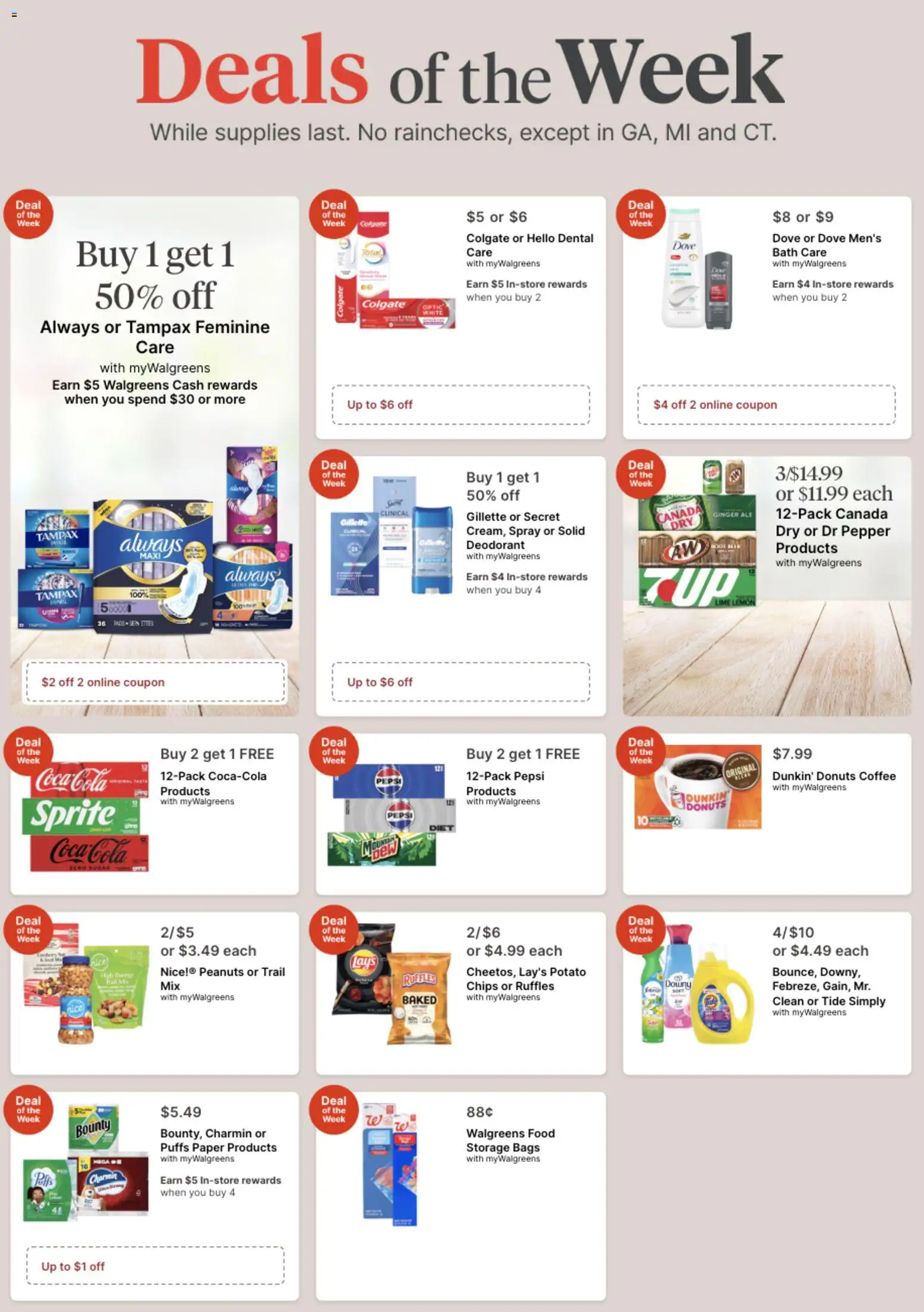 Walgreens Weekly Ad - page 1- valid from 10/11/2026