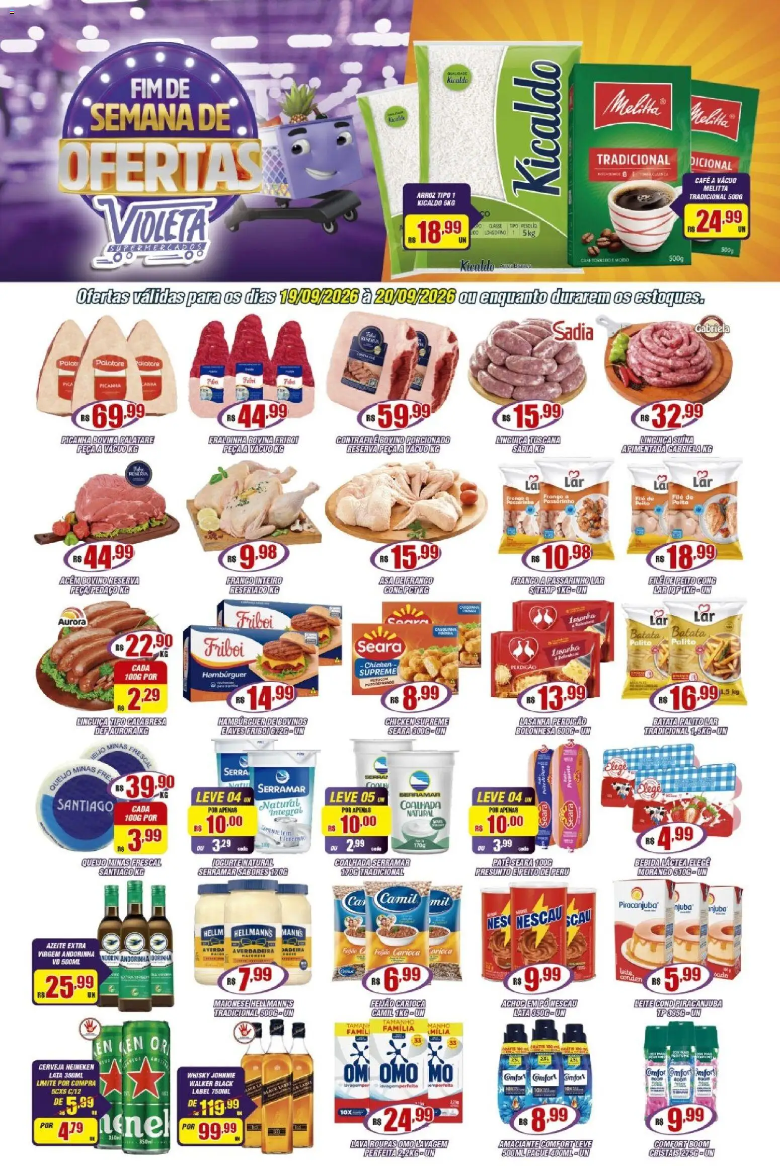 Violeta Supermercados - Ofertas da semana - página 1- válido a partir de 19/09/2026
