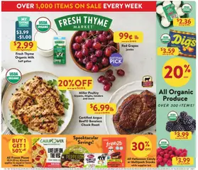 Preview Fresh Thyme Weekly Ad valid from 10/21/2026