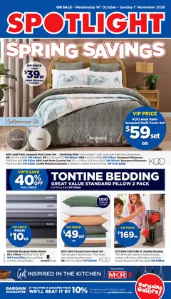 Spotlight catalogue preview - valid from 14/10/2026