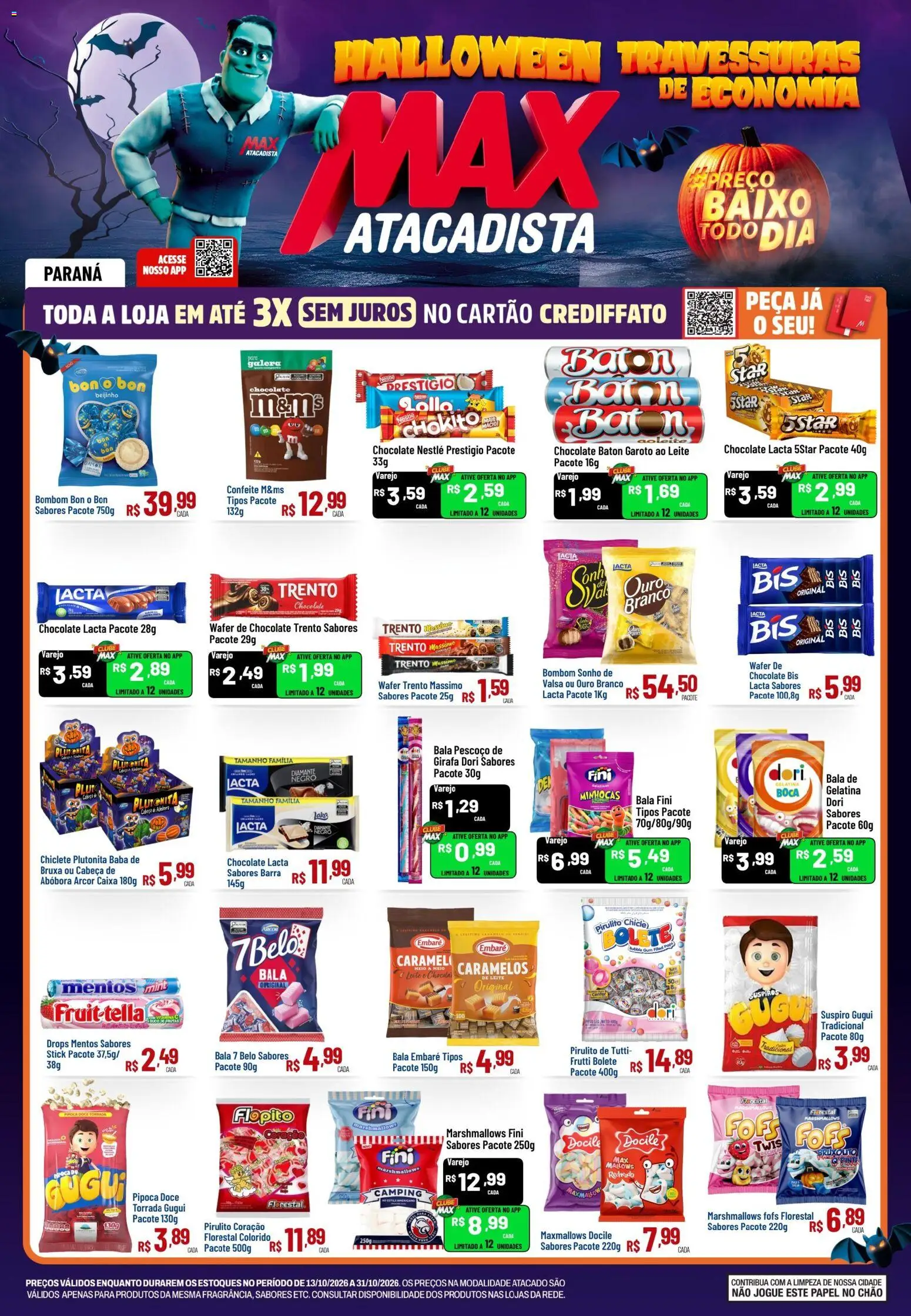 Max Atacadista ofertas Halloween - página 1- válido a partir de 13/10/2026
