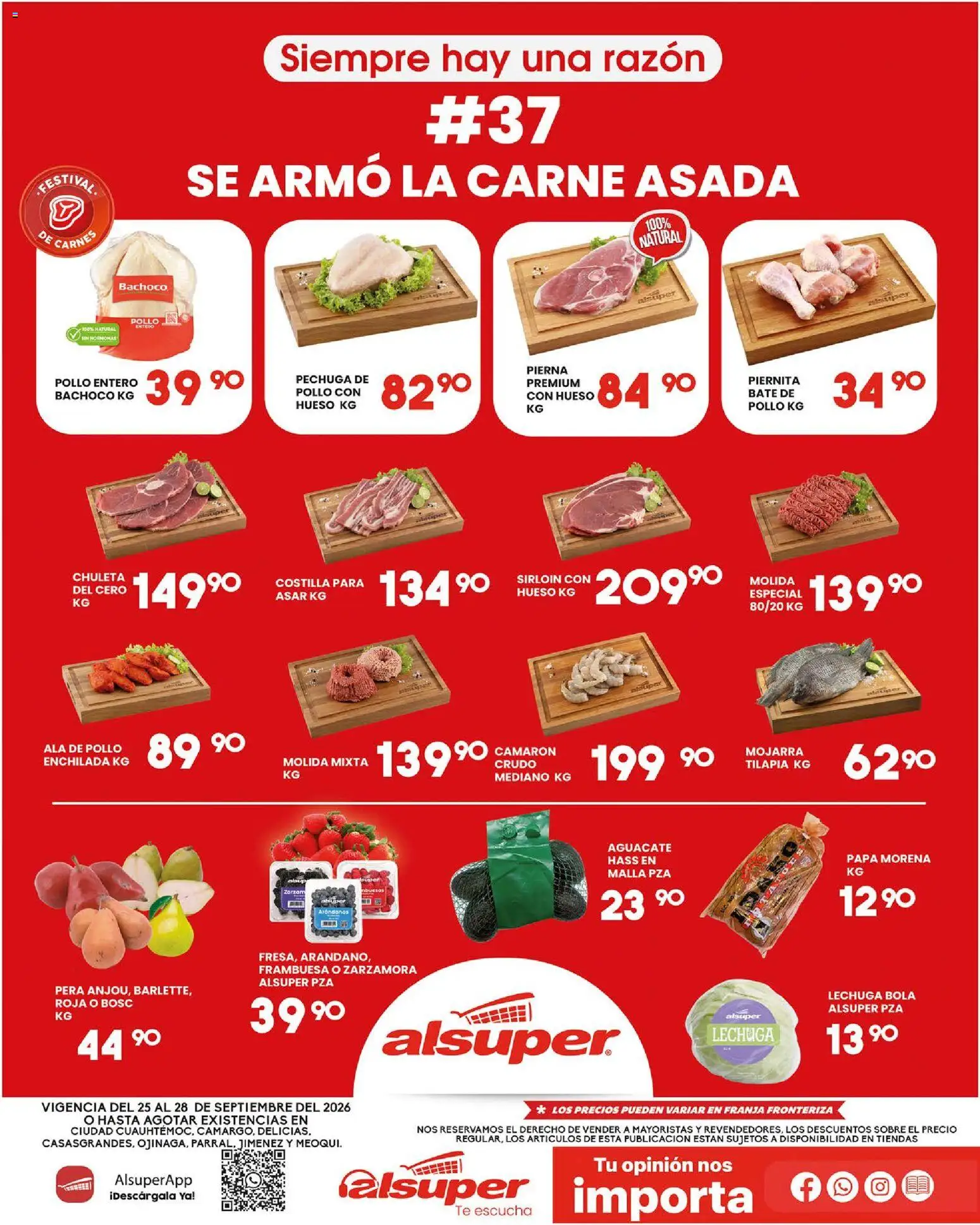 Alsuper folleto - página 1- válido desde 25/09/2026