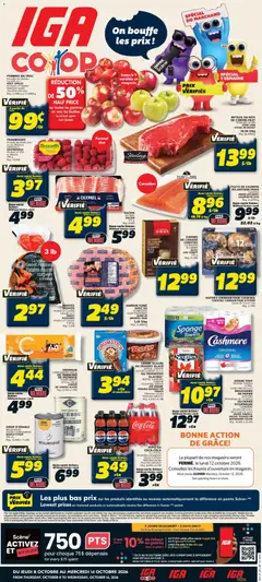 Preview IGA weekly flyer / circulaire valid from Oct 8, 2026
