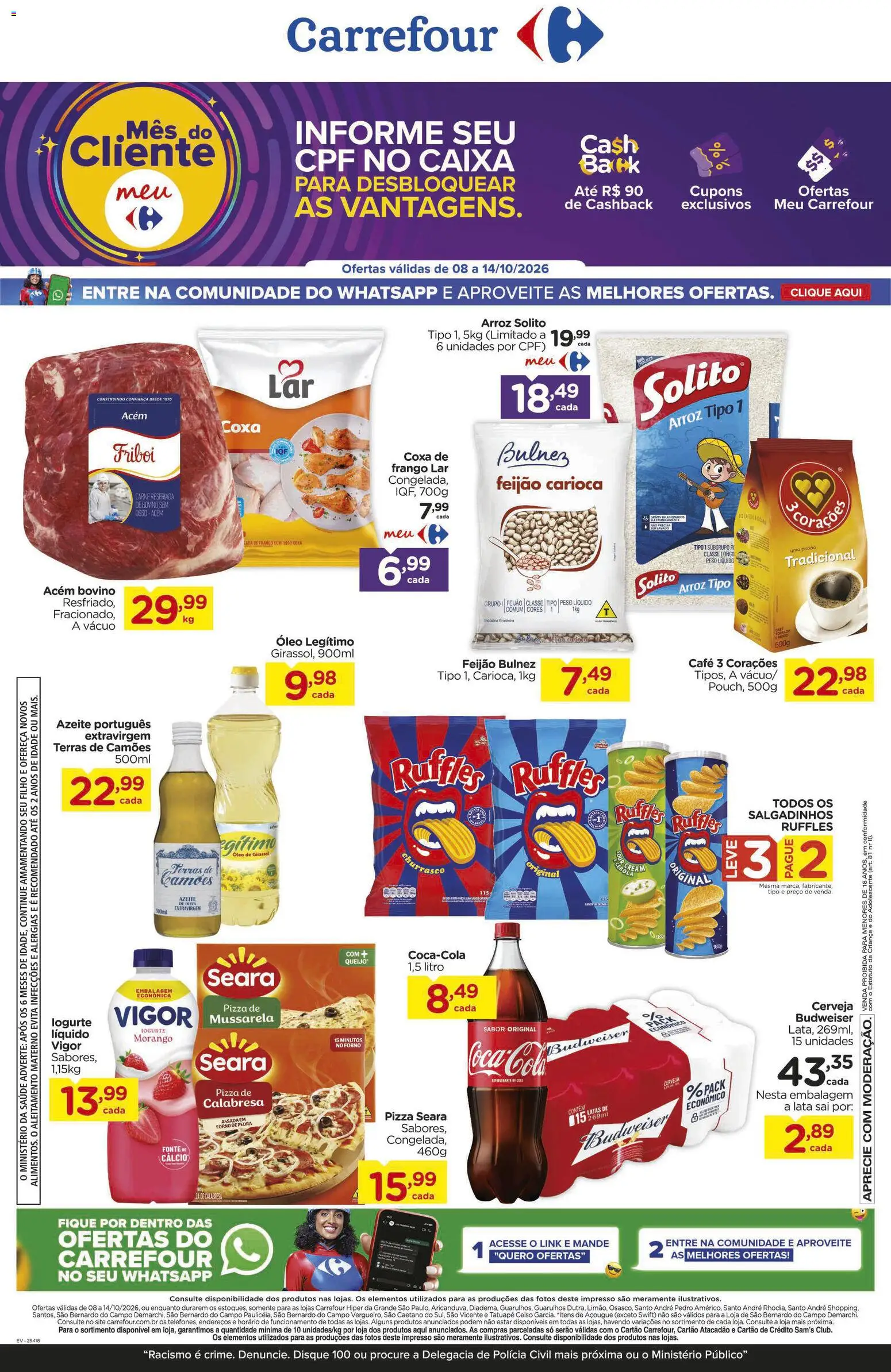Carrefour - Ofertas da semana - página 1- válido a partir de 08/10/2026
