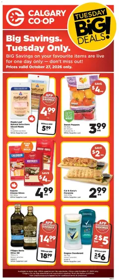 Preview Calgary Co-op weekly flyer / circulaire valid from Oct 22, 2026