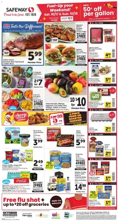 Preview Safeway Weekly Ad valid from 10/14/2026