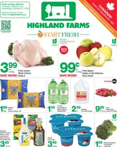 Preview Highland Farms weekly flyer / circulaire valid from Oct 15, 2026