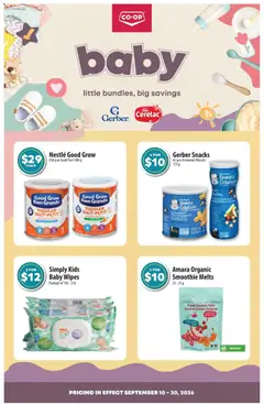 Preview Co-op Food - Baby: Little bundes valid from Sep 10, 2026