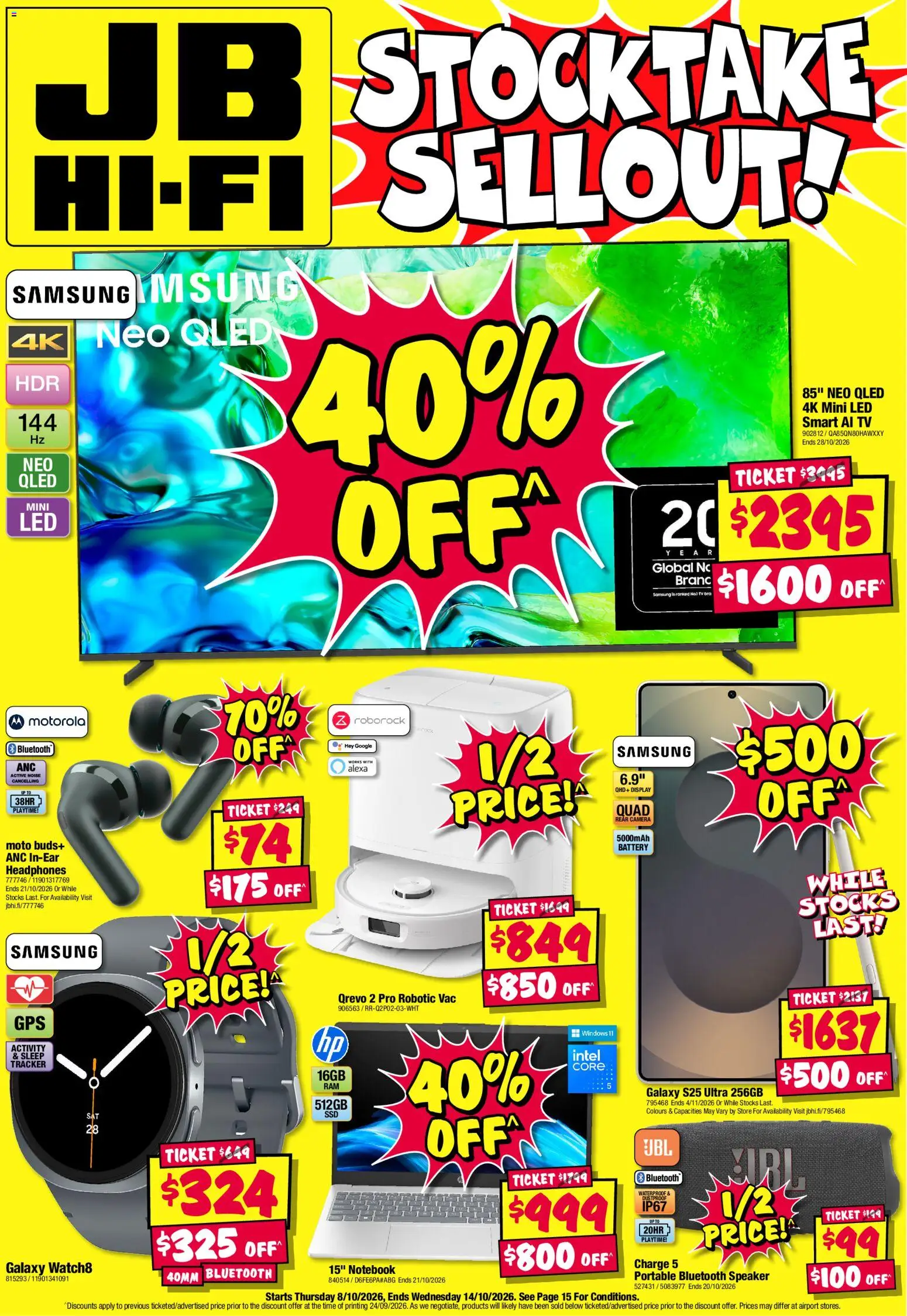 JB Hi-Fi catalogue - page 1- valid from 08/10/2026