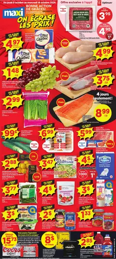 Preview Maxi weekly flyer / circulaire valid from Oct 8, 2026
