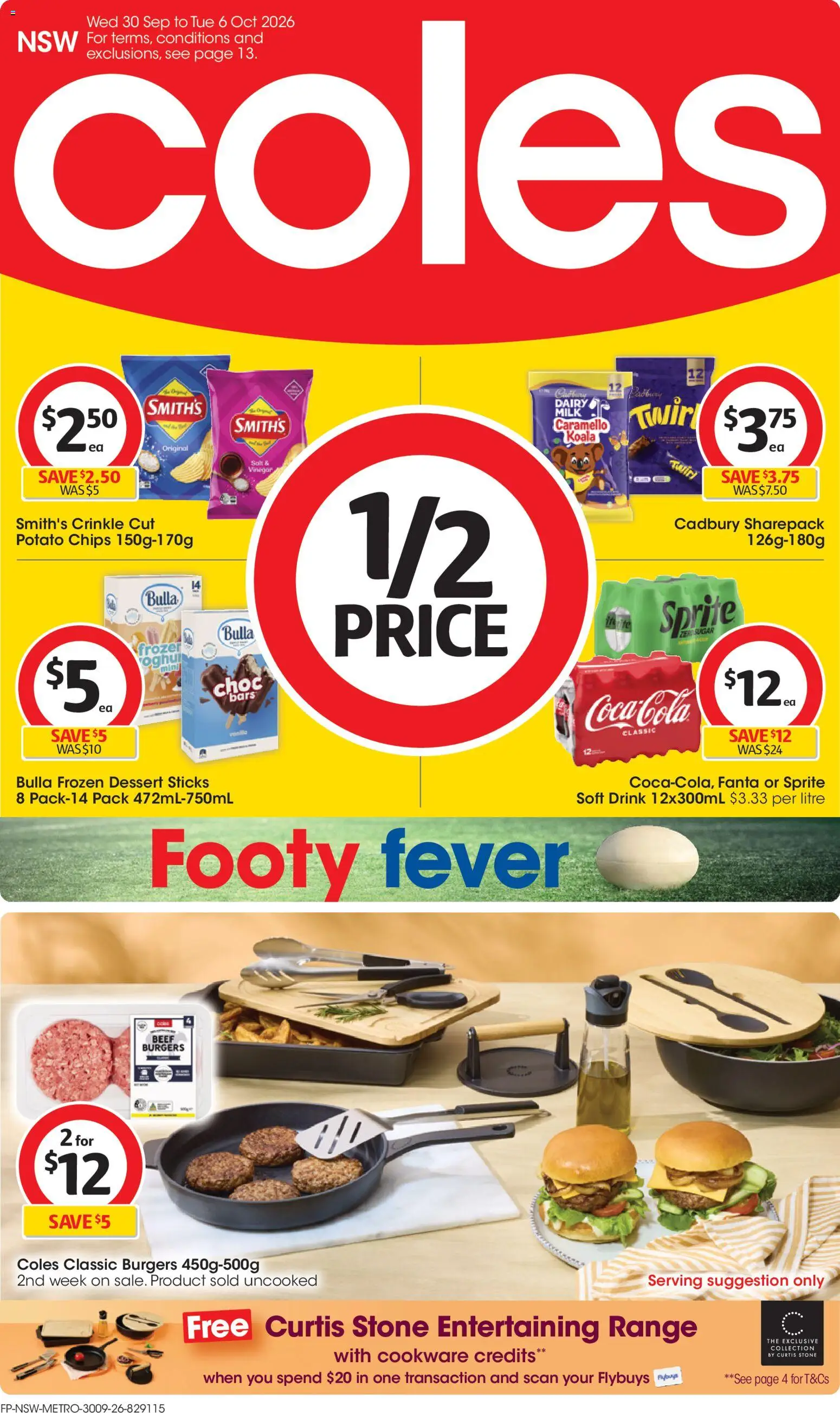 Coles catalogue - page 1- valid from 30/09/2026