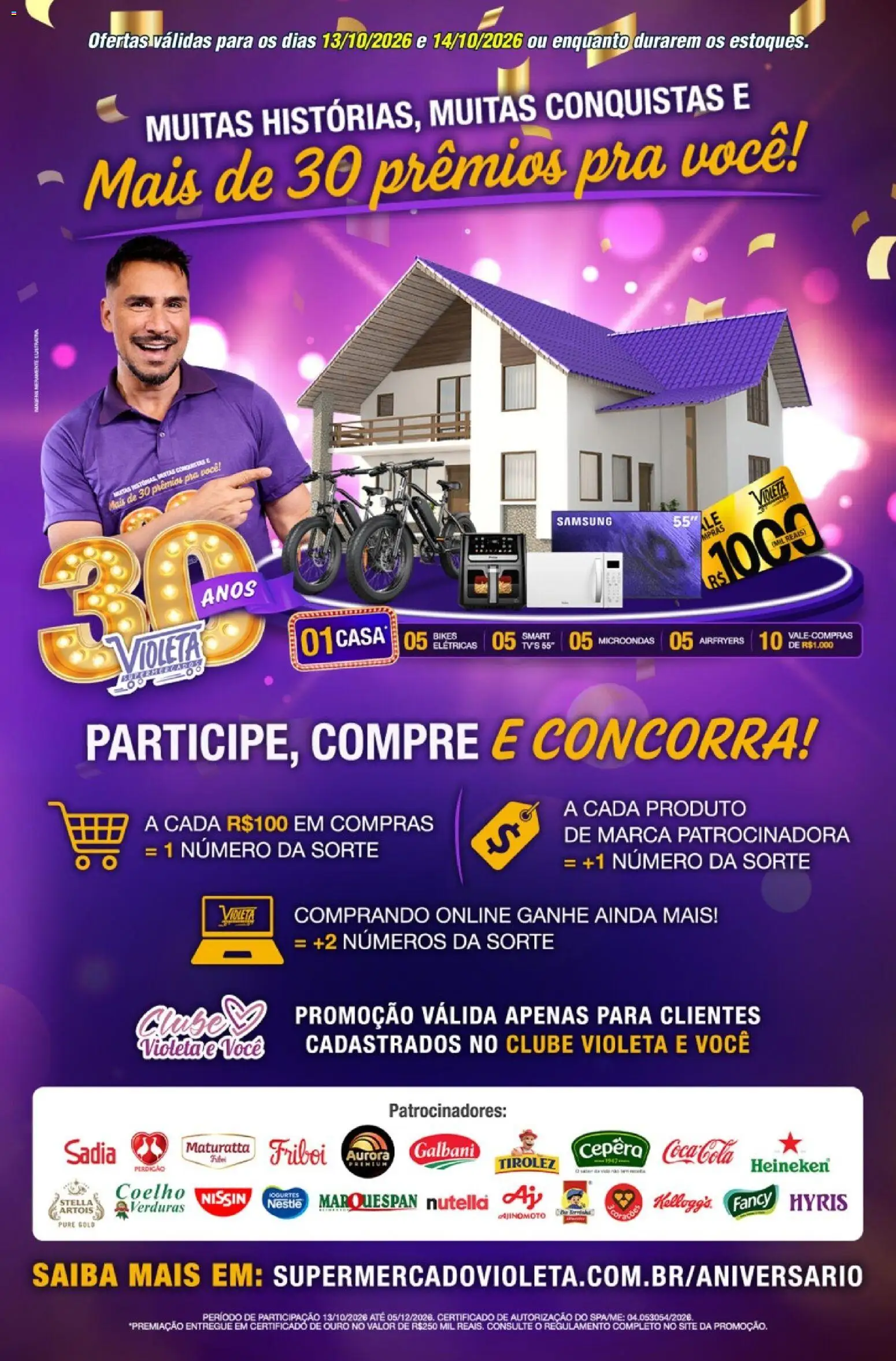 Violeta Supermercados - Ofertas da semana - página 1- válido a partir de 13/10/2026
