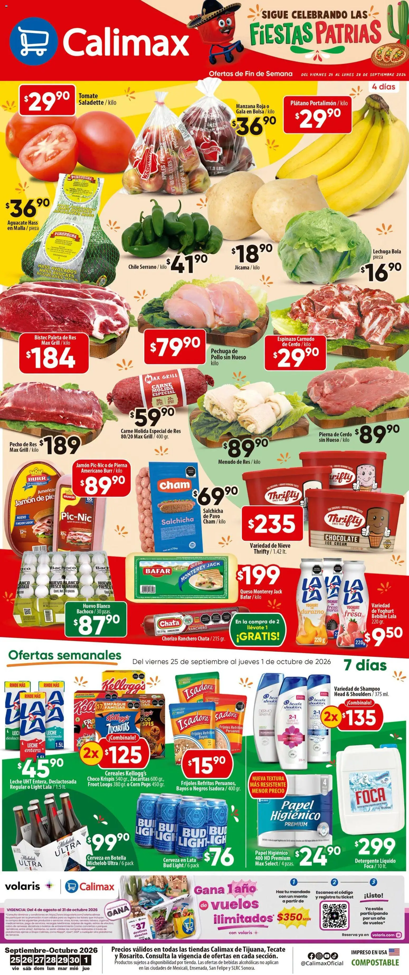 Calimax folleto - página 1- válido desde 25/09/2026