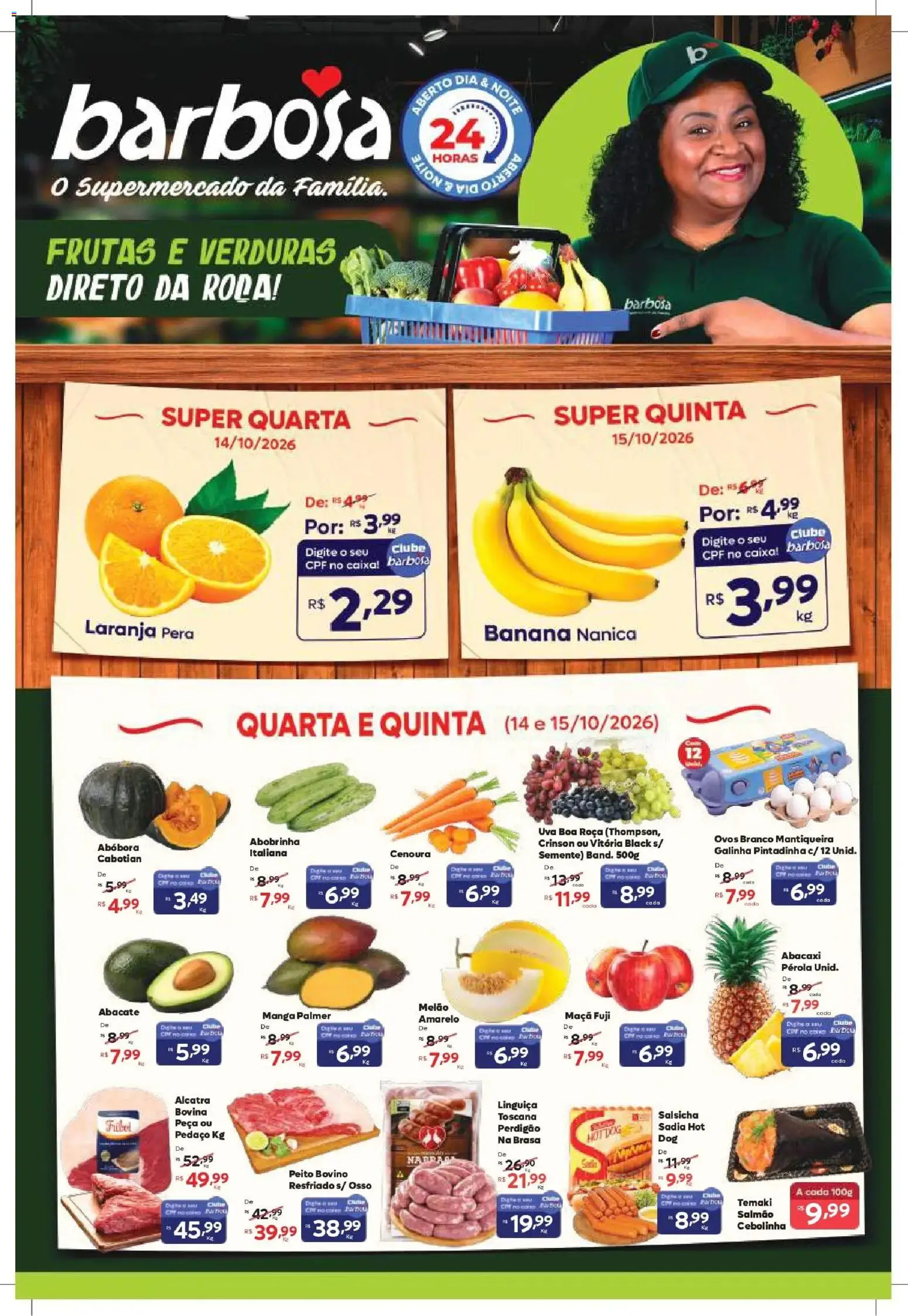 Barbosa Supermercados - Ofertas da semana - página 1- válido a partir de 14/10/2026
