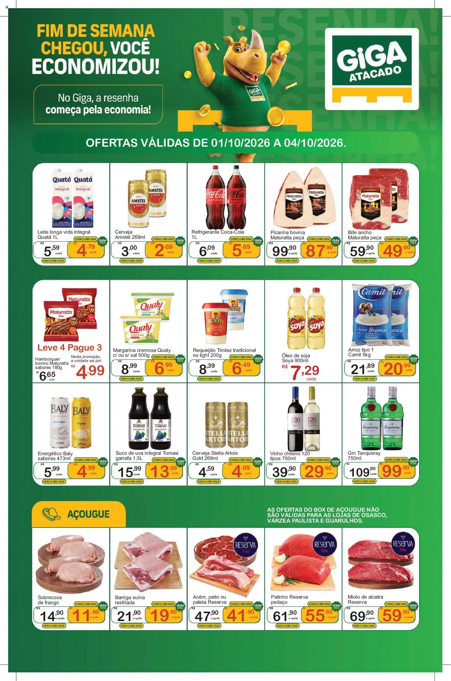 GIGA Atacado - Ofertas da semana - página 1- válido a partir de 01/10/2026
