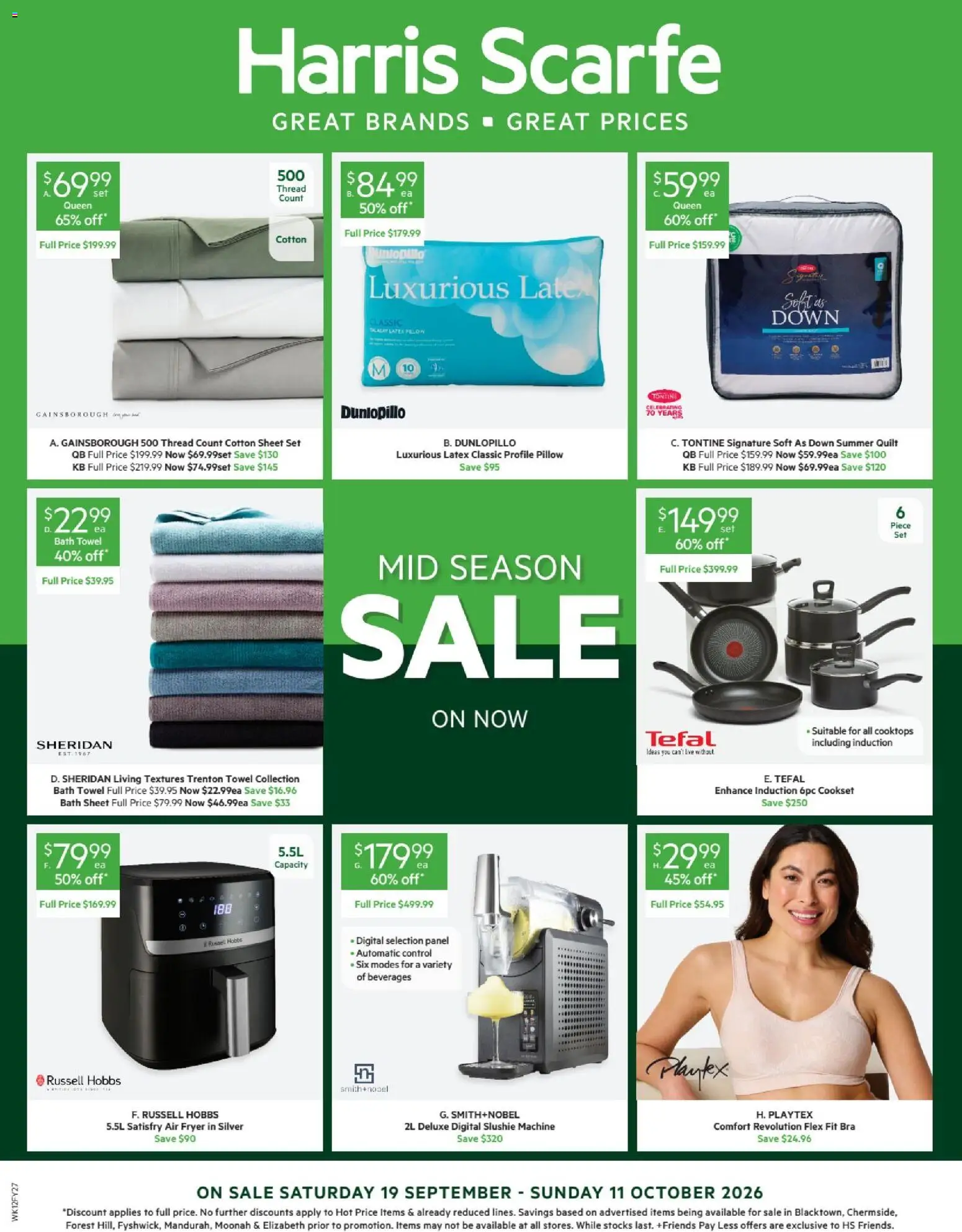 Harris Scarfe catalogue - page 1- valid from 18/09/2026