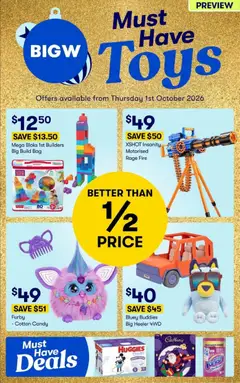 Big W catalogue preview - valid from 29/10/2026