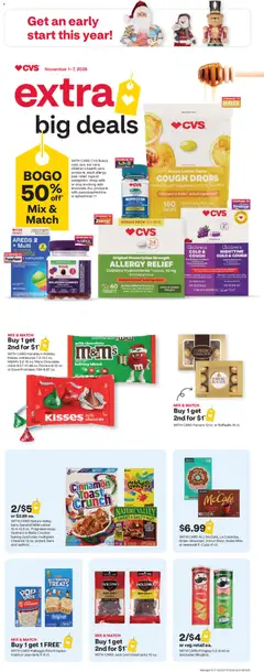 Preview CVS Pharmacy Weekly Ad valid from 11/01/2026