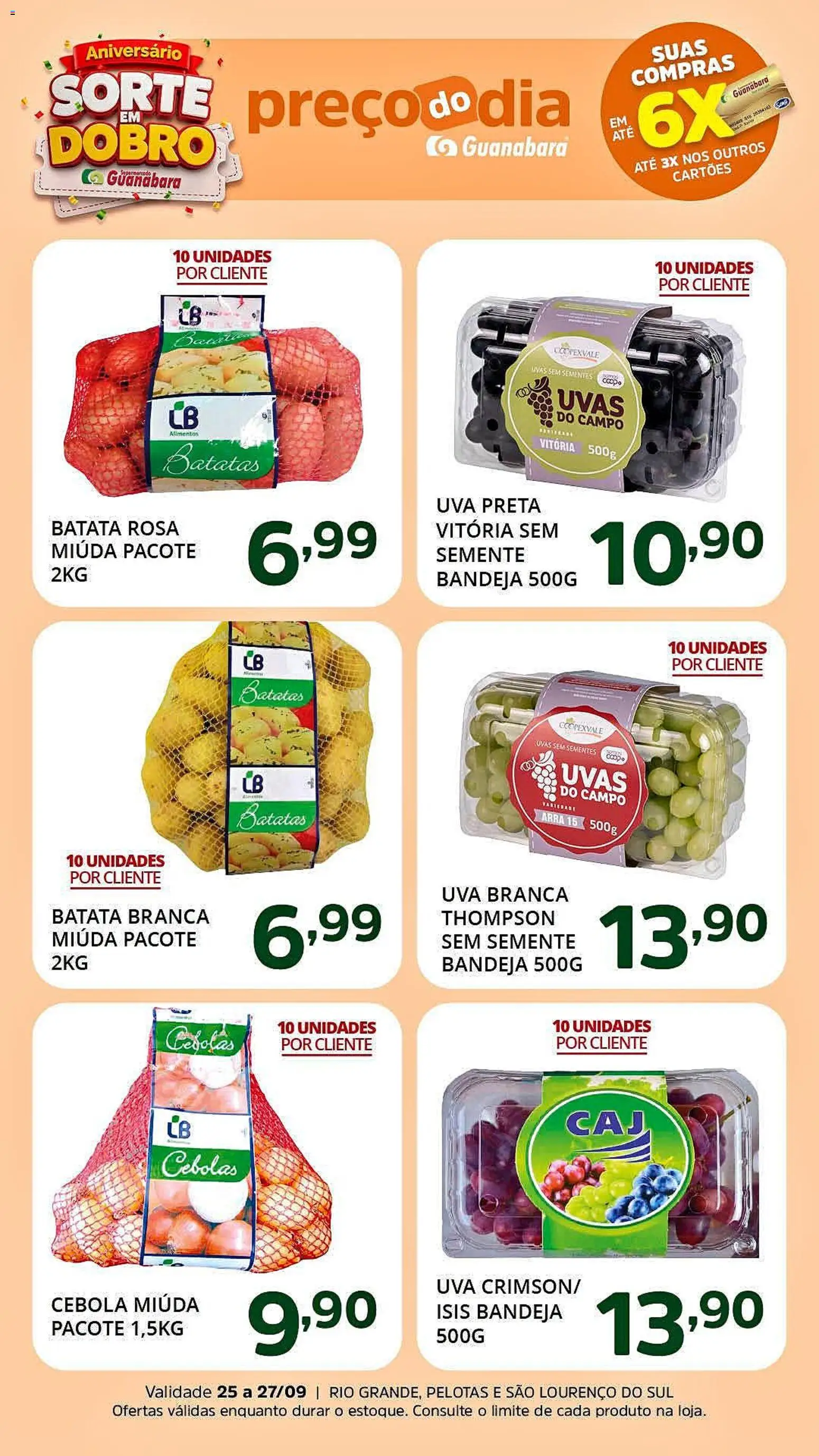 Supermercado Guanabara - Ofertas da semana - página 1- válido a partir de 25/09/2026
