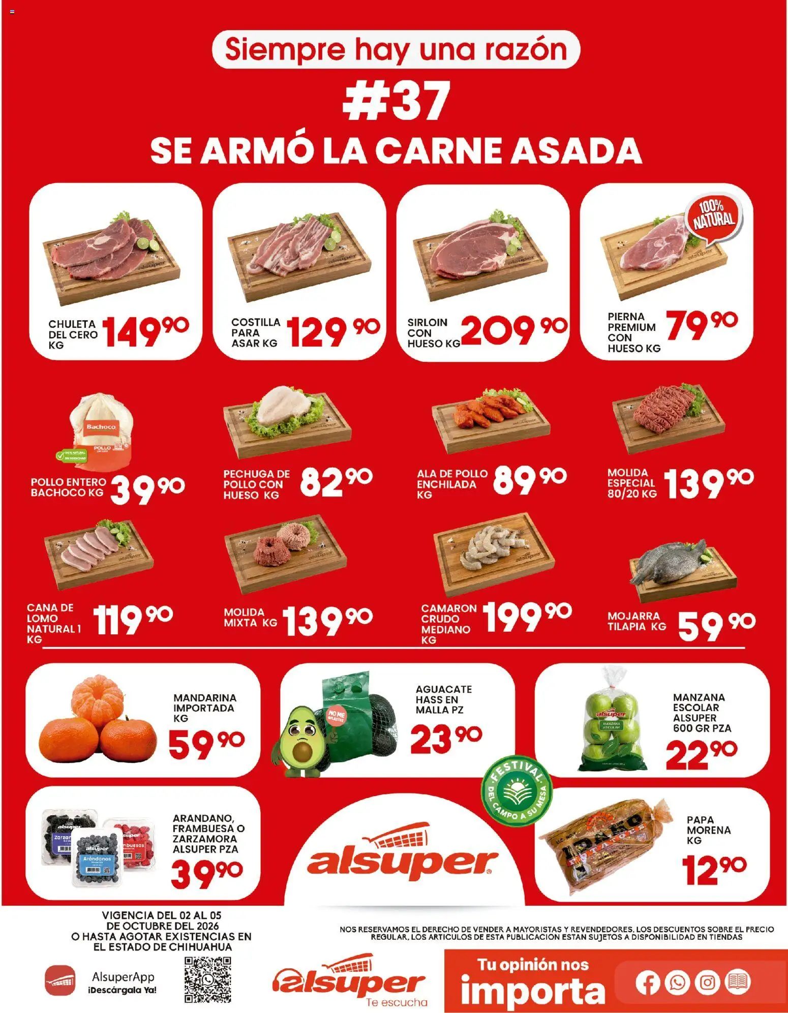 Alsuper folleto - página 1- válido desde 02/10/2026