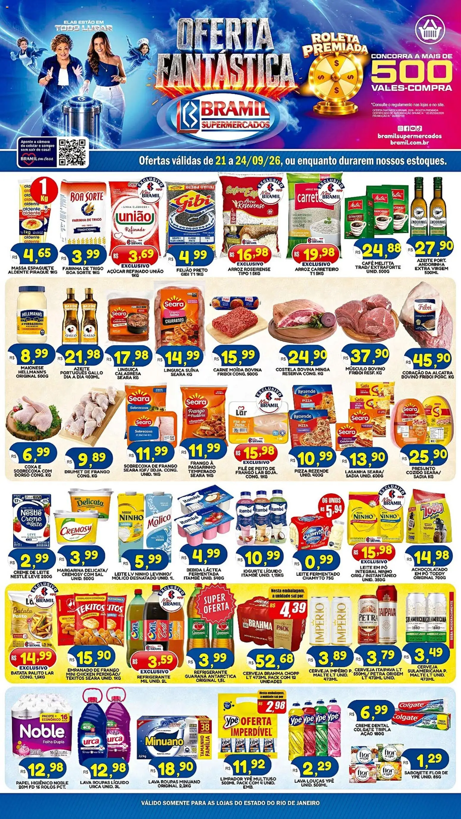 Bramil Supermercados - Ofertas da semana - página 1- válido a partir de 21/09/2026
