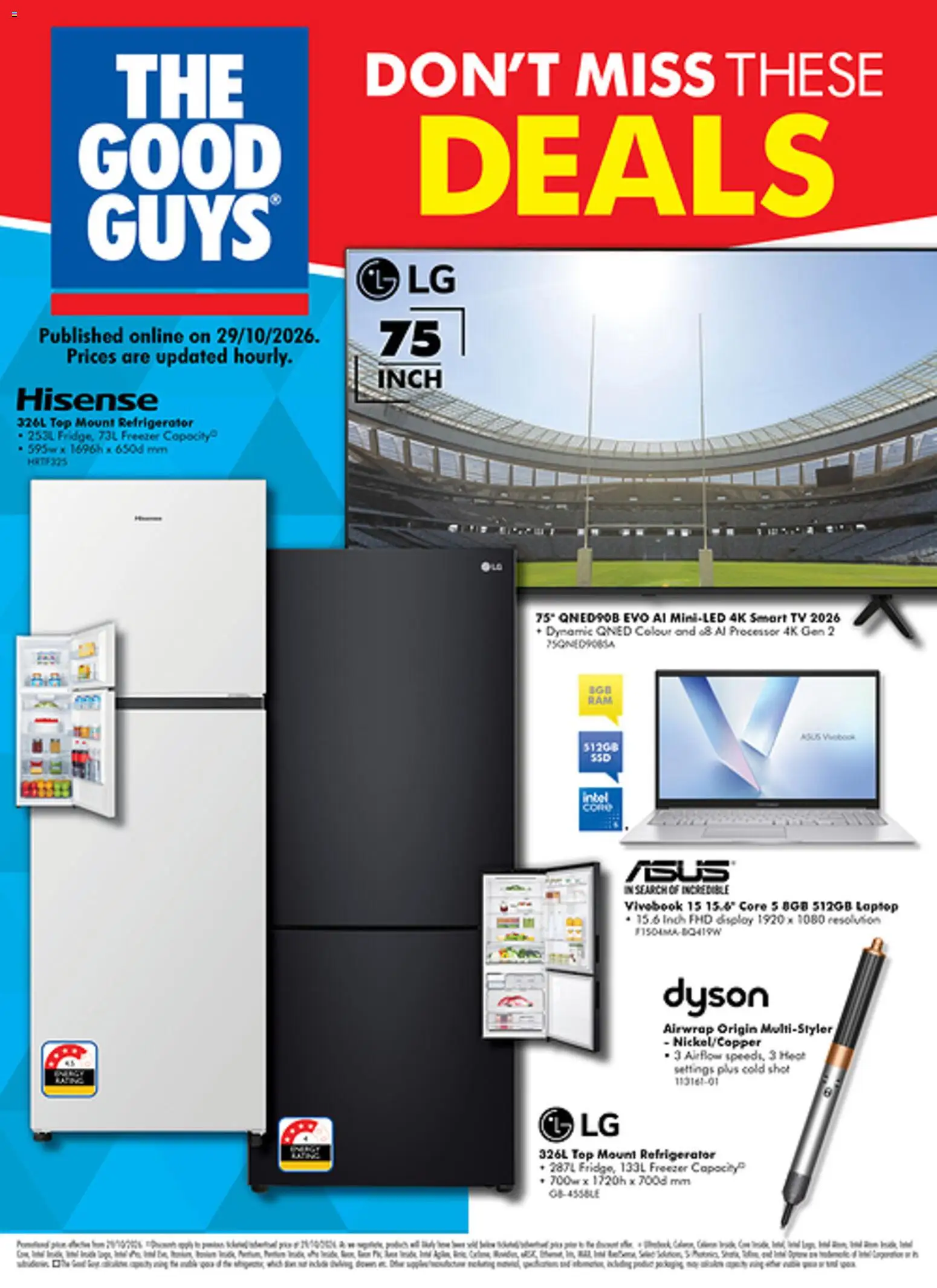 The Good Guys catalogue - page 1- valid from 29/10/2026