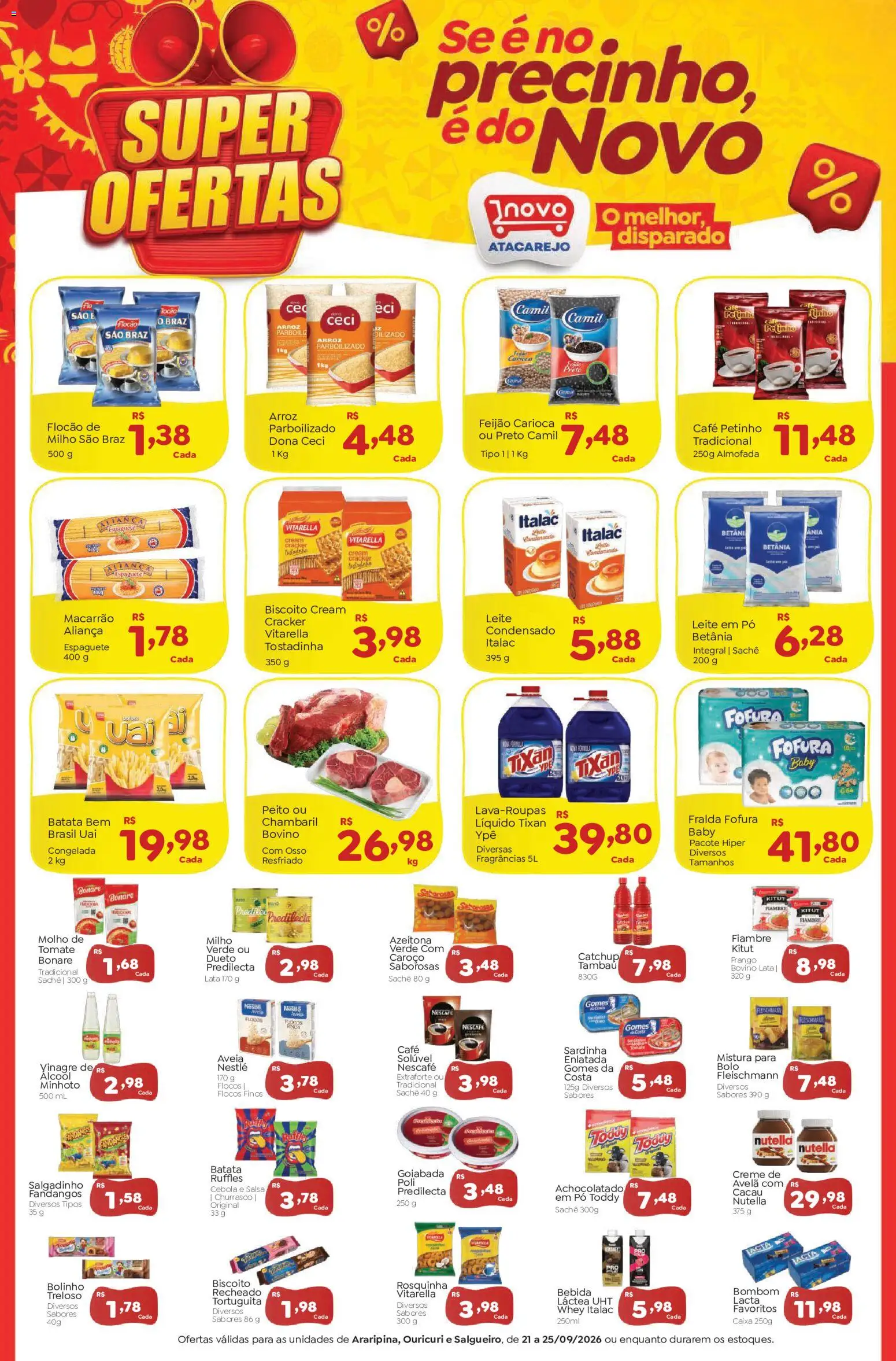 Novo Atacarejo - Ofertas da semana - página 1- válido a partir de 21/09/2026
