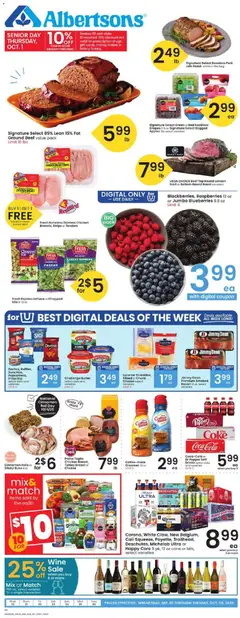 Preview Albertsons Weekly Ad valid from 09/30/2026