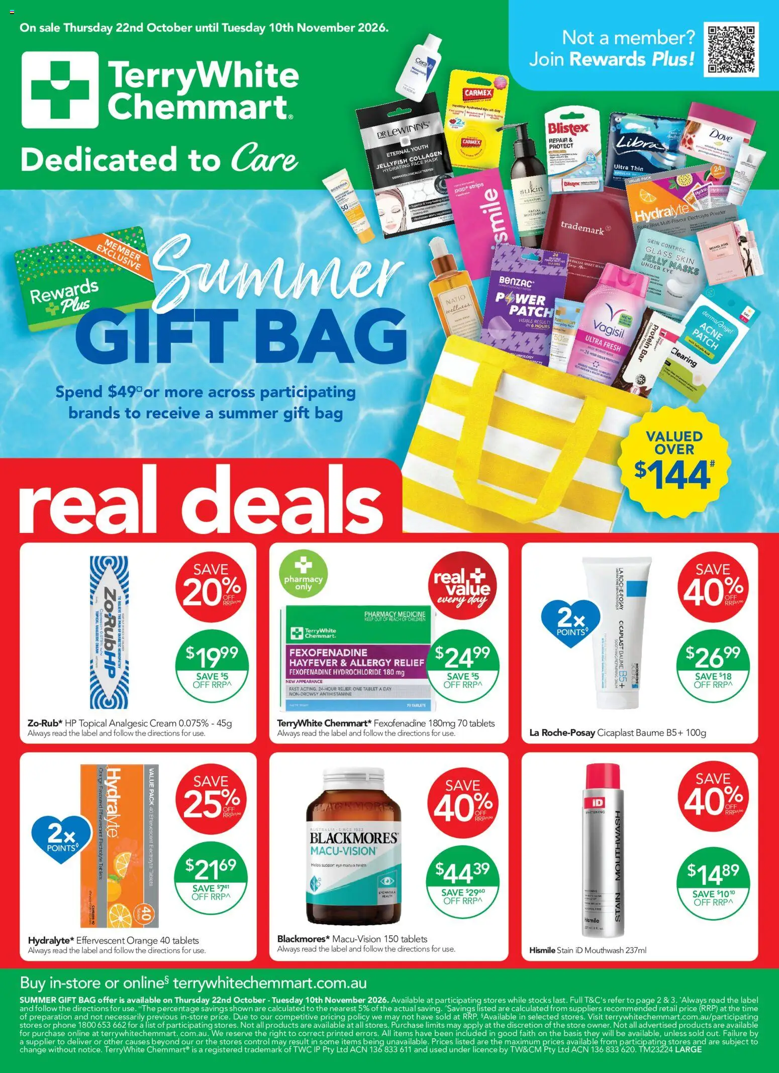Terry White catalogue - page 1- valid from 22/10/2026